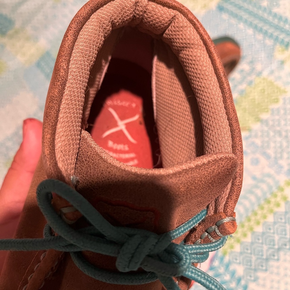 Twisted X Men's Brown and Teal Chukka Boots - Picture 7 of 8